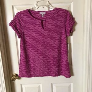 Dana Buchman NWT Pink Top Large